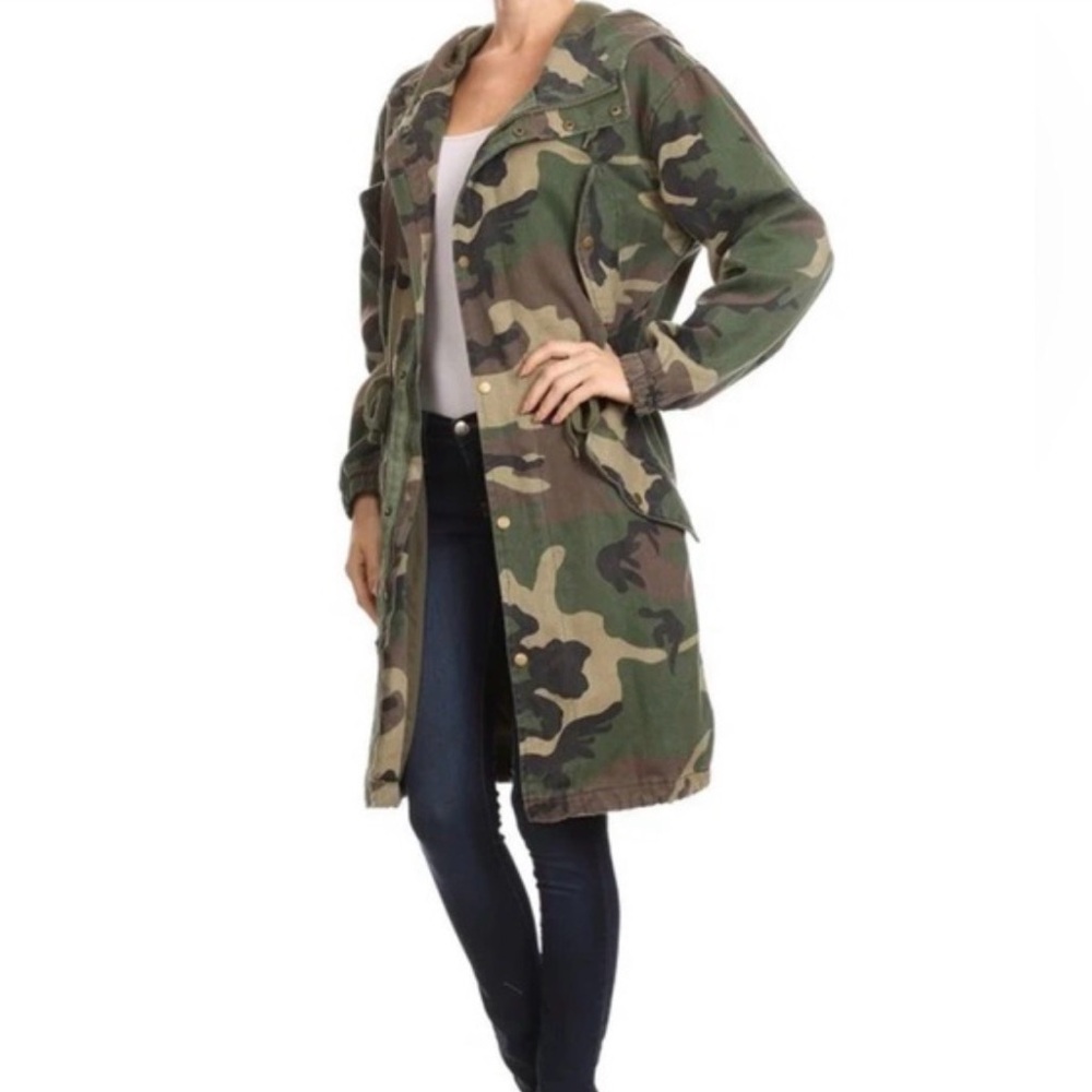 Thirty 6 Point 5 Camouflage Hooded Jacket